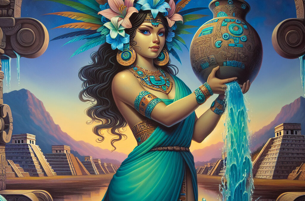 Chalchiuhtlicue: La fascinante diosa del amor y agua de los Aztecas
