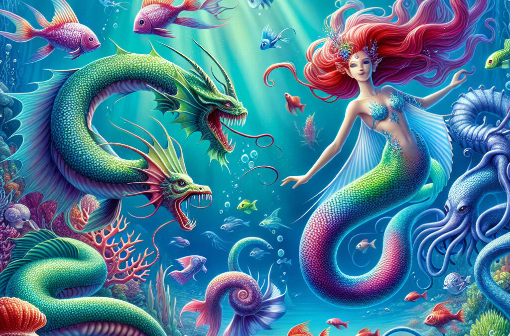 Criaturas Marinas Mitológicas: Explorando la Lore de China