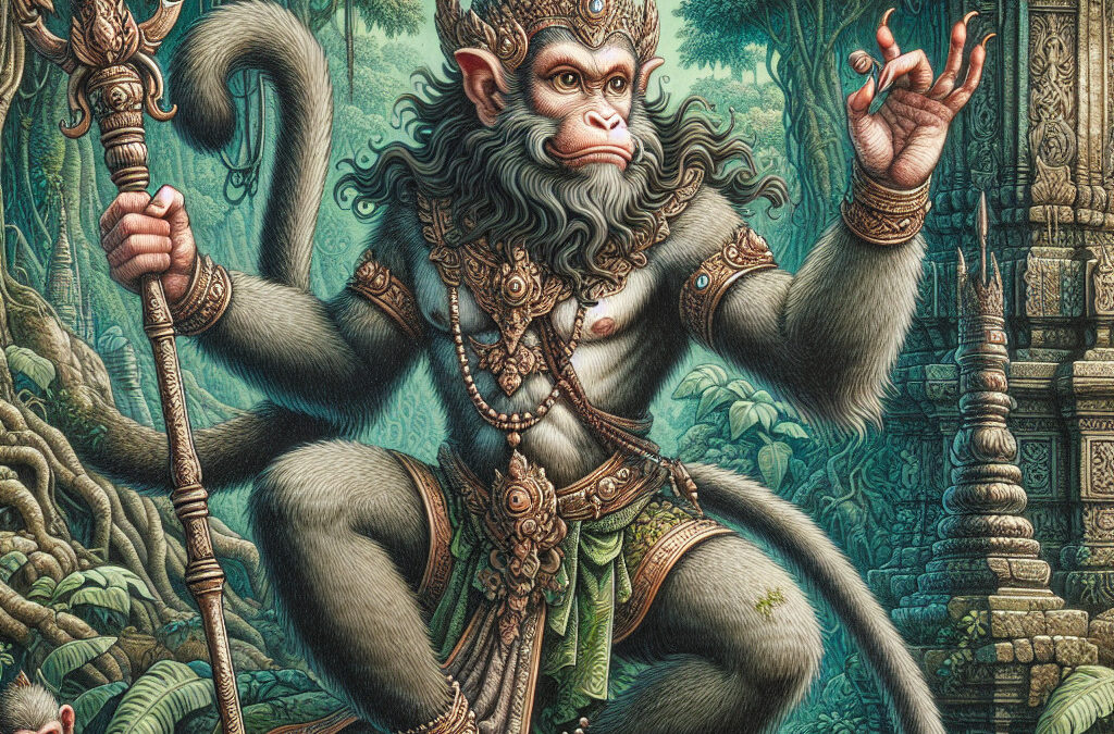 El dios mono Hanuman: el devoto leal del hinduismo