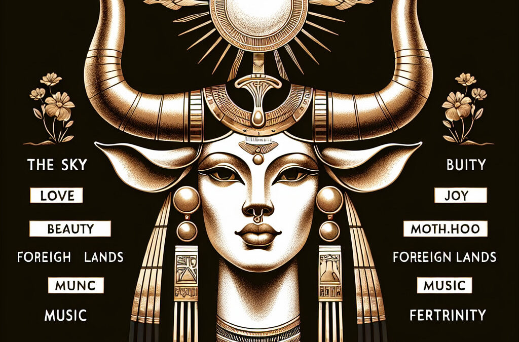 Hathor: La personificación del cielo y el amor en la mitología egipcia