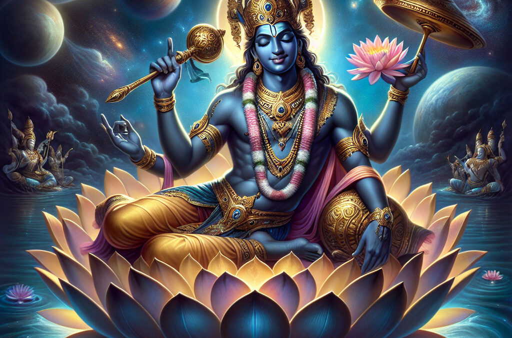 Vishnu: El dios de la protección y bondad adorado por los hinduistas